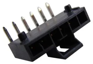 מחבר MOLEX להלחמה למעגל מודפס - סדרת NANO-FIT - זכר 6 מגעים