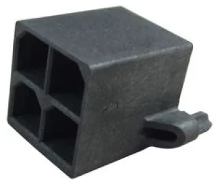 מחבר MOLEX להלחמה למעגל מודפס - סדרת MEGA-FIT - זכר 4 מגעים