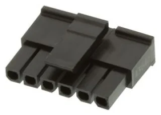 מחבר MOLEX ללחיצה לכבל - סדרת MICRO-FIT - נקבה 6 מגעים
