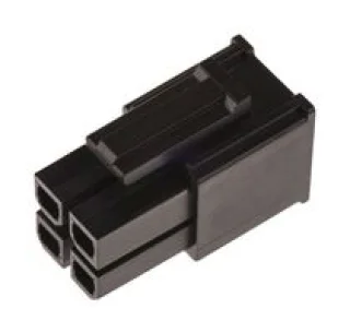 מחבר MOLEX ללחיצה לכבל - סדרת MEGA-FIT - נקבה 4 מגעים