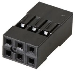 מחבר MOLEX לחיצה לכבל - סדרה 2226 - שתי שורות 6 מגעים