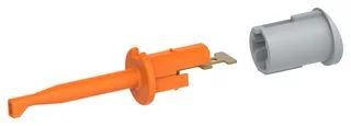 מחבר MINI HOOK להלחמה לכבל - בידוד כתום - TENMA 72-14336