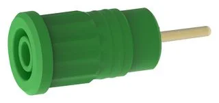 שקע בננה 4MM לנעיצה לפנל - בידוד ירוק - TENMA 72-14242