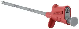מחבר PINCER CLIP עם כניסת 4MM - בידוד אדום