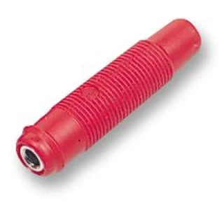 שקע בננה 4MM לכבל - אדום