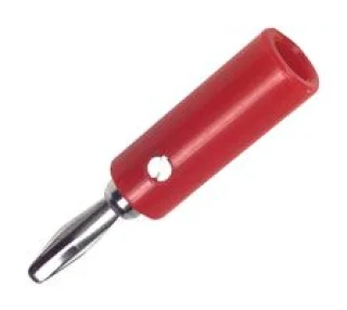תקע בננה 4MM לכבל - בידוד ירוק