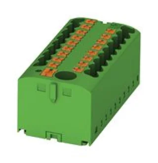 מחבר טרמינל בלוק - PTFIX 6/12X2,5 GN - 13 POLE , 24A , 500V