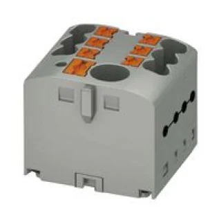 מחבר טרמינל בלוק - PTFIX 6/6X2,5 GY - 7 POLE , 24A , 500V