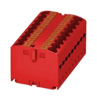מחבר טרמינל בלוק - PTFIX 18X2,5 RD - 18 POLE , 24A , 500V
