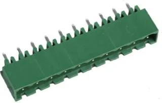 טרמינל בלוק למעגל מודפס - 10 מגעים - 5.08MM PITCH