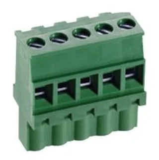 טרמינל בלוק להברגה לכבל - 5 מגעים - 5.00MM PITCH
