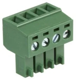 טרמינל בלוק להברגה לכבל - 4 מגעים - 3.81MM PITCH