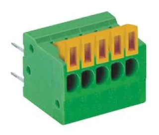 טרמינל בלוק למעגל מודפס - 3 מגעים - 2.54MM PITCH