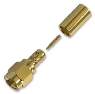 מחבר קואקסיאלי SMA ישר תקע 50 ohm