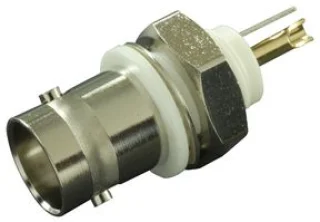 מחבר קואקסיאלי BNC 50 ohm - שקע פאנל ישר