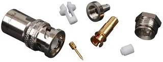 מחבר RF COAX TRIAX TRB ישר CRIMP