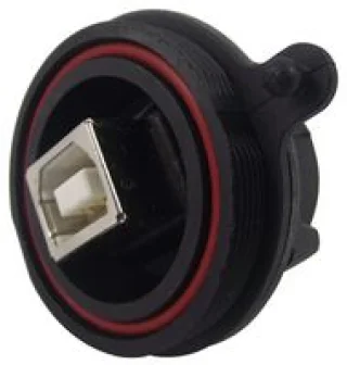 מחבר תעשייתי USB - נקבה לפנל - PX0842/B
