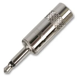 מחבר PL 3.5MM זכר מונו להלחמה לכבל - כסוף - NEUTRIK