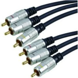 מחבר RCA/Phono - 3 תקעים