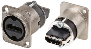 מתאם לפנל - (NAHDMI-W - HDMI 1.4 (F) ~ HDMI 1.4 (F