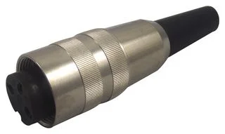 מחבר תעשייתי DIN SV - נקבה להלחמה לכבל - 3 מגעים