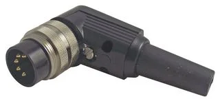 מחבר תעשייתי DIN SV - זכר זוויתי להלחמה לכבל - 5 מגעים