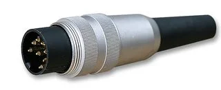 מחבר תעשייתי DIN SV - זכר להלחמה לכבל - 8 מגעים