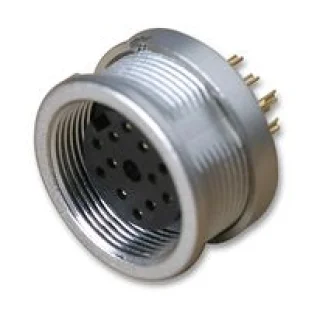 מחבר תעשייתי DIN SV - נקבה להלחמה לפנל - 12 מגעים