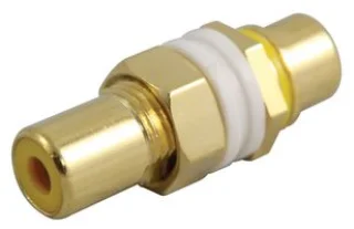 מתאם מבודד RCA SOCKET - RCA SOCKET PANEL MOUNT
