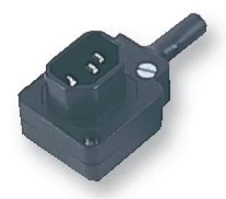 תקע חשמל IEC 10A עם כיוון משתנה לכבל