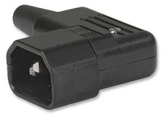תקע חשמל IEC 10A זוויתי לכבל