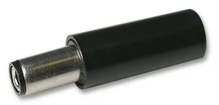 מחבר מתח DC 1A 9.5mm - תקע לחיבור כבל שחור