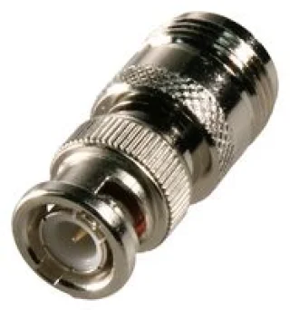 מתאם קואקסיאלי - N TYPE SOCKET - BNC PLUG