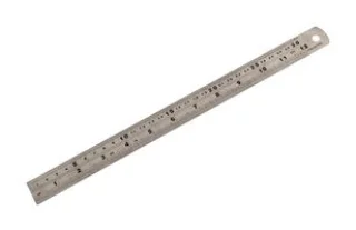 סרגל נירוסטה 12 אינץ'