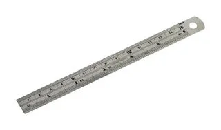 סרגל פלדת אל-חלד 6 אינץ'