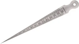 מד קוטר חור (בור גייג') מילימטרי - DURATOOL - 1MM ~ 15MM