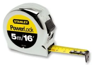 מודד מרחק (מטר) מקצועי - 5 מטר / STANLEY 33-553 - 16ft