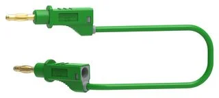 כבל בדיקה ירוק - TENMA 72-13846 , 4MM PLUG , 2M