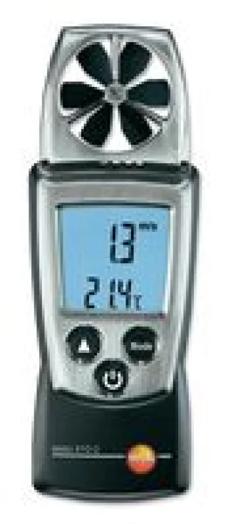 מודד ספיקת אוויר , טמפרטורה ולחות - TESTO 410-2 ANEMOMETER