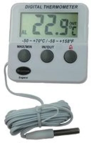 מדחום קריאה כפולה - טווח -50°C עד +70°C
