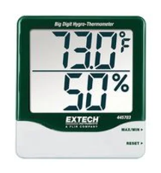 מד טמפרטורה ולחות דיגיטלי - EXTECH 445703