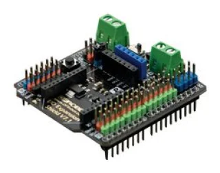 כרטיס הרחבה - DFROBOT I/O SENSOR SHIELD FOR ARDUINO