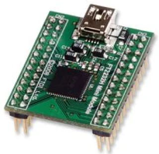 מודול פיתוח - FT2232HQ-MINI , USB ⇒ SERIAL / FIFO - FT2232H