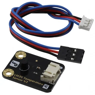 סנסור לפיתוח - DFROBOT LM35 TEMP SENSOR FOR ARDUINO