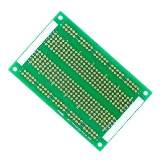 לוח ניסויים PTH לשימוש כללי - 5 חורים - 2.54mm