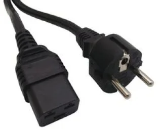 כבל חשמל יצוק - EURO ~ IEC C19 - 16A - 250V - 2M
