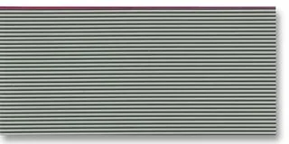 כבל שטוח אפור - 34 גידים - מרווח מגעים 1.27MM