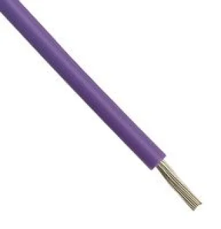 חוט חיבור מוצק 22 AWG PVC סגול