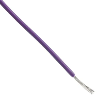 כבל חשמל גמיש לאלקטרוניקה - 28AWG - גליל 305 מטר - בידוד סגול