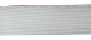כבל שטוח אפור - 64 גידים - מרווח מגעים 1.27MM